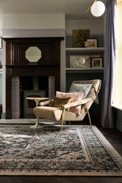Hendesi Heriz Sage Rug