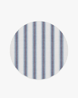 Cosette Stripe Ivory & Indigo Rug 185 round £289