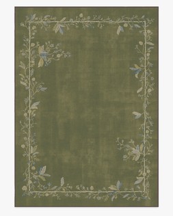 Daphne Olive Green Rug 305x425 £829
