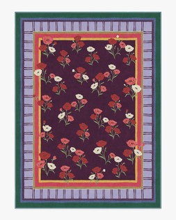 Iris Apfel Ambroeus Royal Plum Rug