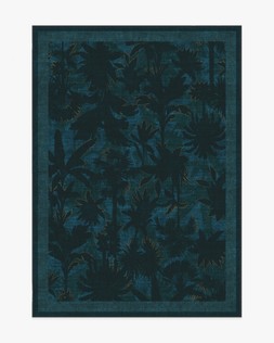 Matthew Williamson Twilight Forest Midnight Rug 150x215 flatwoven - £339.00