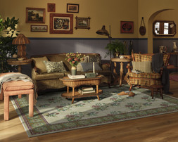 Pennywood Stone & Ochre Rug