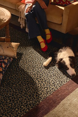 Panthera Tan & Rust Rug