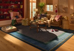 Panthera Blue & Green Rug