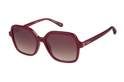 Barbour BAS-3098 Burgundy Square Women's Sunglasses