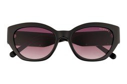Radley Westwell Gloss Solid Black With Gold Metal/Purple Sunglasses