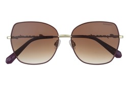 Superdry 5033 Dark Berry/Satin Gold/Brown Sunglasses