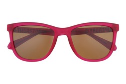 Superdry 5034 Matte Crystal Fuschia/Brown Sunglasses