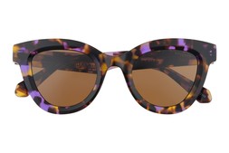 Superdry 5037 Purple Havana/Brown Sunglasses