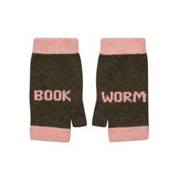 Book Worm Mittens in Kelp & Chaffinch £42