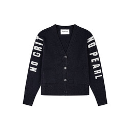 No Grit No Pearl Cardigan in Prussian Blue £180