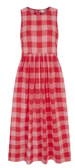 Beyond Nine Dakota Dress - Pink Lemonade Check £155