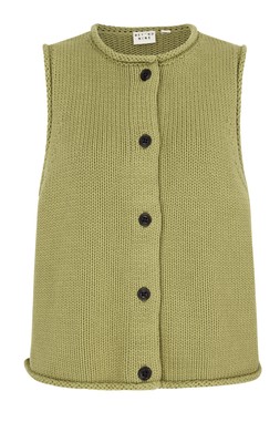 Beyond Nine Tia Knit Vest- Green £129