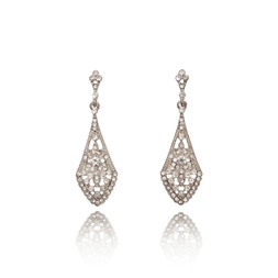 CRYSTAL DECO DROP EARRINGS £32 BY LOVETT & CO