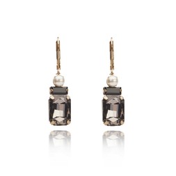 DECO AND PEARL DROP EARRING £28 BY LOVETT & CO