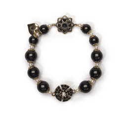 JET MIRIAM HASKELL STYLE BRACELET £34 LOVETT & CO