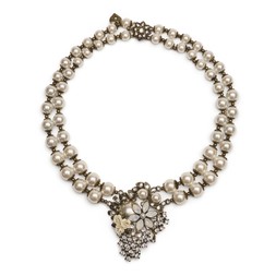 MIRIAM HASKELL STYLE PEARL ROW CHOKER NECKLACE £59 BY LOVETT & CO