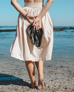 Lolita Flip Flops Black