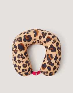 Leopard Print Travel Pillow