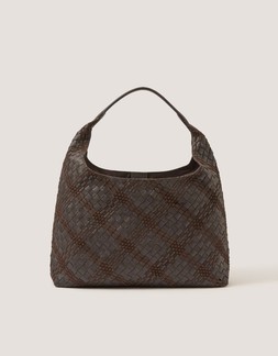 Adele Woven Leather Shoulder Bag