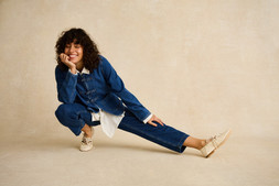 Lauren Knot Denim Jacket Blue