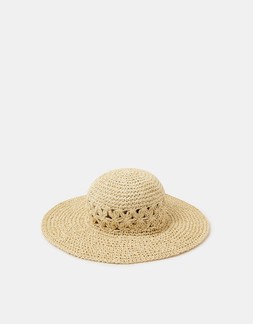 Loose Weave Floppy Hat