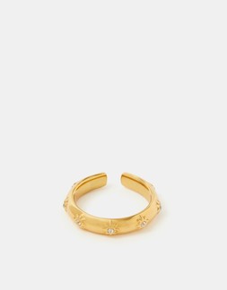 Star Adjustable Ring Gold