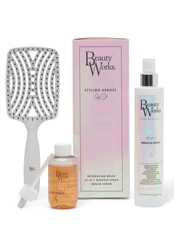 Beauty Works 10 in 1 Miracle Spray X Argan Serum Giftset €42 at Very.ie