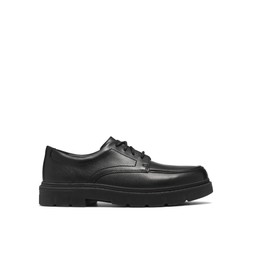 Clarks Older Lorcam Lane Lace-up Leather Trainer - Black €65 at Very.ie
