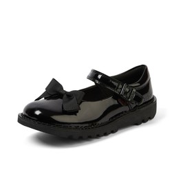 Kickers Junior Kick Mary-jane Bow Patent Leather Shoe - Black €72 at Very.ie
