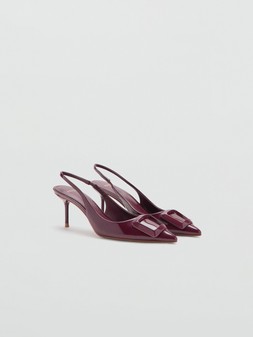 Mango Patent Heeled Shoes - Red €62 at Very.ie