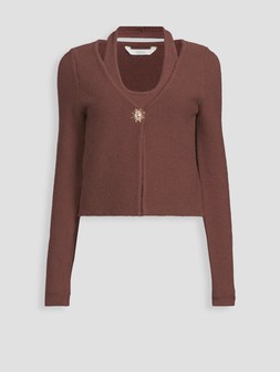 Michelle Keegan 2 in 1 Cardigan - Brown €52 at Very.ie