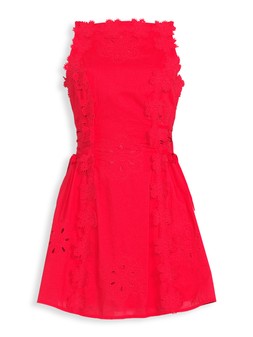 Michelle Keegan Applique Mini Shift Dress - Red €65 at Very.ie