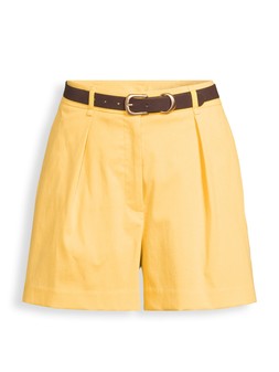 Michelle Keegan Belted Shorts - Yellow €38 at Very.ie