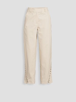 Michelle Keegan Cut Out Detail Barrel Trouser - Beige €50 at Very.ie