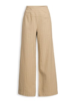 Michelle Keegan Linen Blend Pinstripe Trouser - Beige €50 at Very.ie