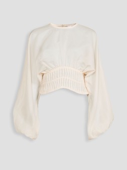 Michelle Keegan Sheer Blouse - Peach €52 at Very.ie