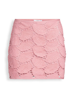Michelle Keegan Shell Detail Mini Skirt - Peach €52 at Very.ie