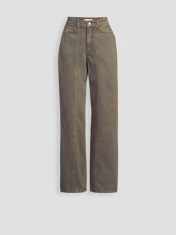 Michelle Keegan Wide Leg Jean - Olive €50 at Very.ie