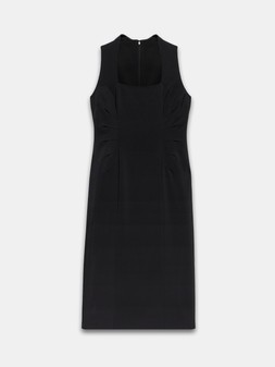 Mint Velvet Square Neck Fitted Dress - Black €210 at Very.ie