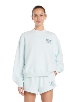 New Balance Womens Reimagined Fleece Crew - Blue €68 at Very.ie