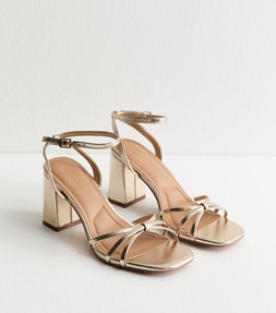 New Look Faux Leather Knot Strap Block Heel Sandals €38 at Very.ie