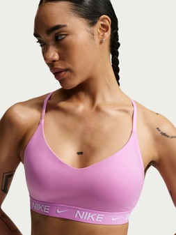 Nike Womens Training Dri-FIT Indy Light Support Sports Bra - Pink €42 at Very.ie