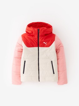 Puma Junior Boys Hooded Padded Jacket - Cream €45 at Very.ie
