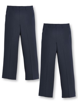 The Very Collection Boys 2 Pack Pull On School Trousers - Navy €15 at Very.ie