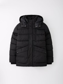 The Very Collection Boys Heavy Weight Padded Jacket With Popper Pockets - Black €45 at Very.ie