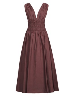 The Very Collection Brown V Neck Waist Detail Midaxi Dress €62 at Very.ie