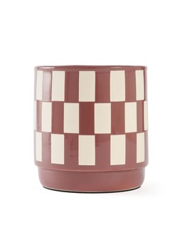 The Very Collection Ceramic Checkerboard Planter €32.99 at Very.ie