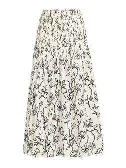 The Very Collection Floral Print Pintuck Poplin Co-Ord Full Skirt €58 at Very.ie