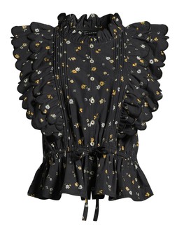 The Very Collection Ditsy Printed Ruffle Tie Blouse ​€45 at Very.ie